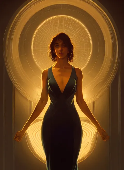 Prompt: symmetry!! portrait of office worker, glowing lights!! intricate, elegant, highly detailed, digital painting, artstation, concept art, smooth, sharp focus, illustration, art by artgerm and greg rutkowski and alphonse mucha