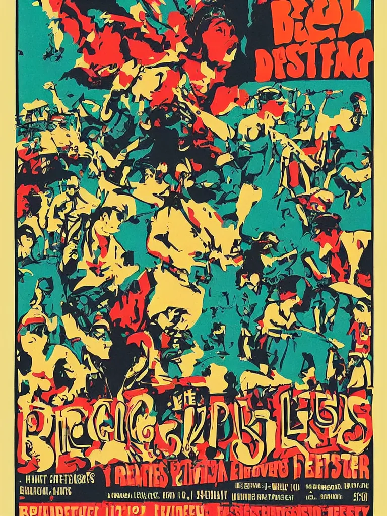 Prompt: poster for the diggerfest festival, really good vibes, creative, 1 9 6 0 s, aesthetic!!!