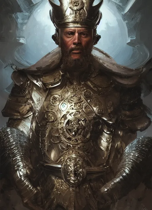 Image similar to Portrait of Emperor General Marcus Aurelius, marvel comics, dark, intricate, highly detailed, smooth, artstation, digital illustration by Ruan Jia and Mandy Jurgens and Artgerm and Wayne Barlowe and Greg Rutkowski and Frank Frazetta