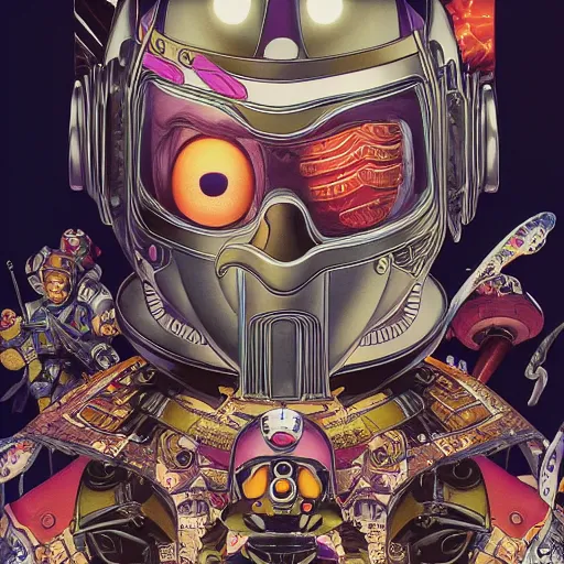 Image similar to portrait of crazy buzz lightyear, symmetrical, by yoichi hatakenaka, masamune shirow, josan gonzales and dan mumford, ayami kojima, takato yamamoto, barclay shaw, karol bak, yukito kishiro