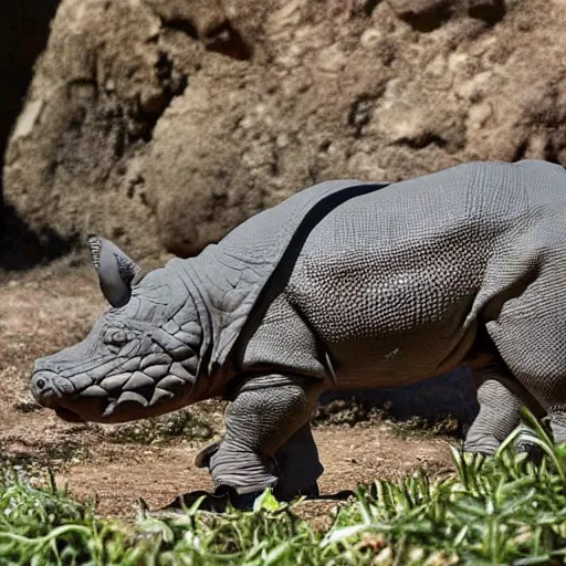Prompt: snake rhino hybrid