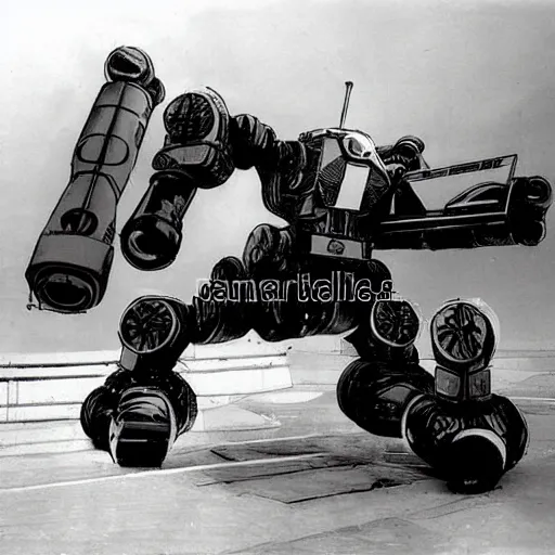 Image similar to soviet fighting robot menacing futuristic sleek