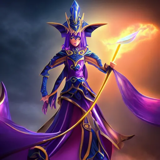 Image similar to beautiful dark magician girl, full body, mystical, ultra detailed, 4k