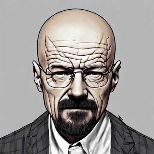 Image similar to Walter White as a Hello Kitty, by Stanley Artgerm Lau, WLOP, Rossdraws, James Jean, Andrei Riabovitchev, Marc Simonetti, Yoshitaka Amano, ArtStation, CGSociety,