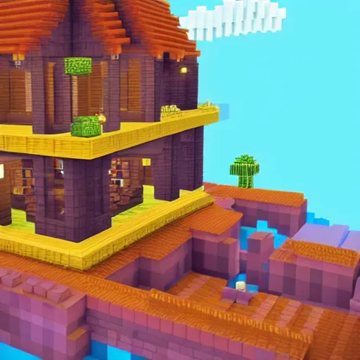 Image similar to voxel game