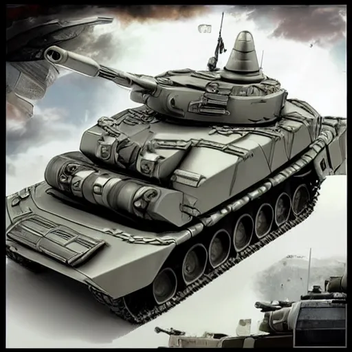 Image similar to futuristic battle tank