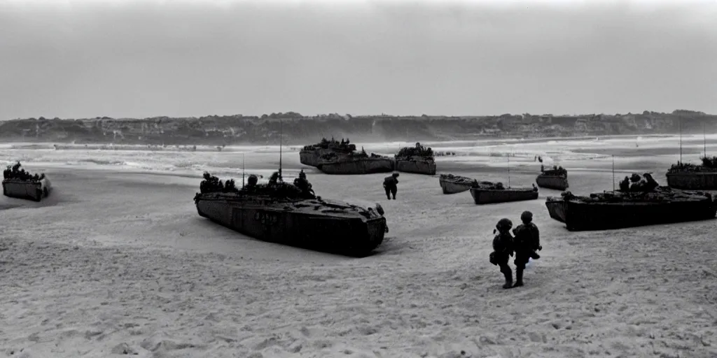 Image similar to omaha beach, ww 2