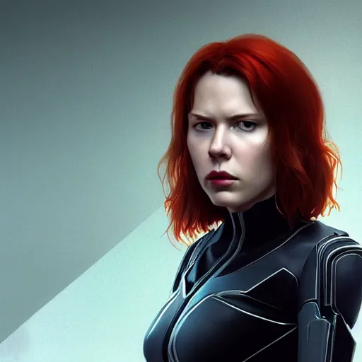 Image similar to keanu reeves as black widow, au naturel, hyper detailed, digital art, trending in artstation, cinematic lighting, studio quality, smooth render, unreal engine 5 rendered, octane rendered, art style by klimt and nixeu and ian sprigger and wlop and krenz cushart