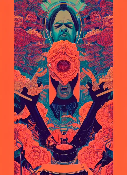 Image similar to concert poster for every time i die, band, music, tristan eaton, victo ngai, artgerm, rhads, ross draws