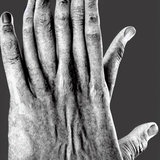 Image similar to a realistic photo of a human hand, 8k ultra realistic anatomy