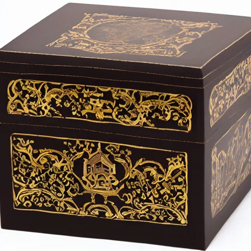 Image similar to ornate japanse box design