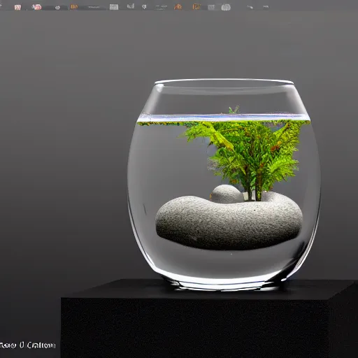 Image similar to fish bowl, movie still, cinematic, 8 k, unreal engine, 3 d render