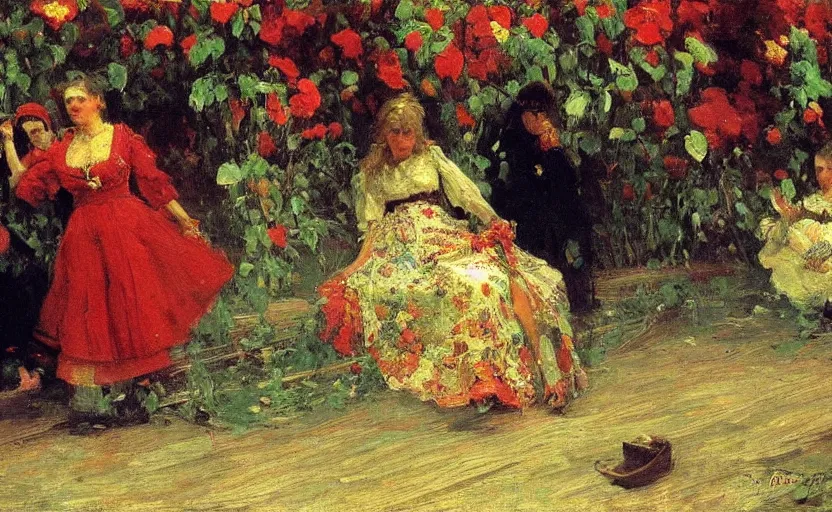 Image similar to high quality high detail painting by ilya repin, hundred years of solitude, hd