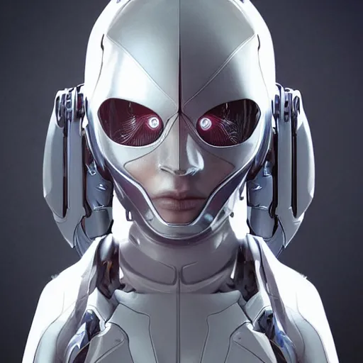 Image similar to “photo of a cyborg girl in futuristic armor, artstation trending, highly detailed”