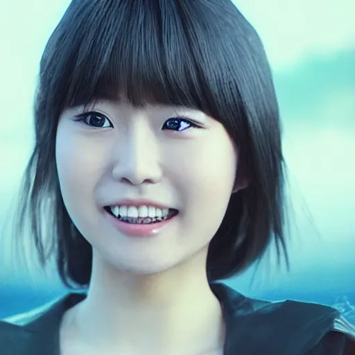 Prompt: 1990s, perfect, dynamic, epic, cinematic 8K HD movie shot of semi-close-up japanese beautiful cute young J-Pop idol actress girl face, she express joy and posing. By a Chinese movie director. Motion, VFX, Inspirational arthouse, high budget, hollywood style, at Behance, with Instagram filters, Photoshop, Adobe Lightroom, Adobe After Effects, taken with polaroid kodak portra