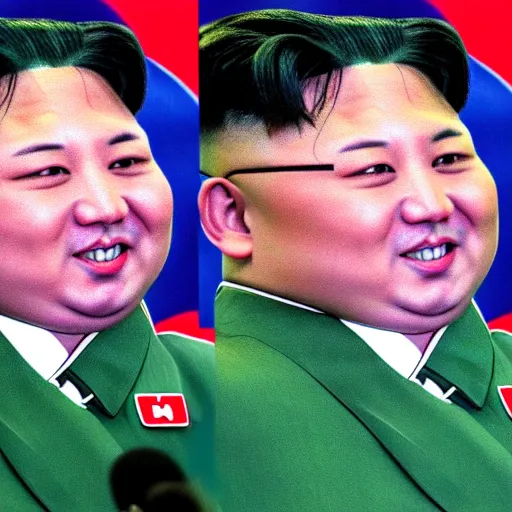 Image similar to kim jong un on a green screen, photography,