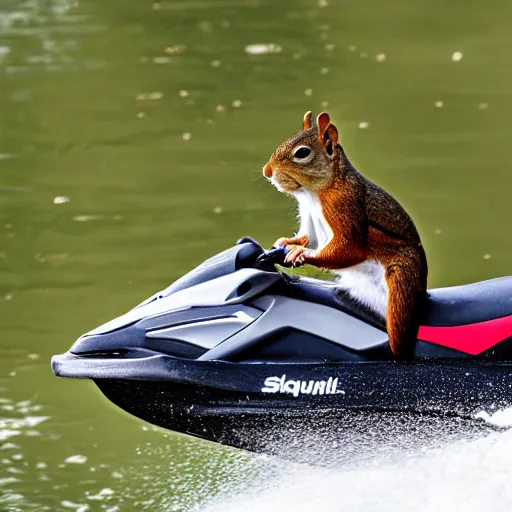 squirrel on a jet ski Stable Diffusion OpenArt