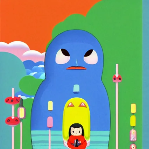 Image similar to Kasa-obake by Chiho Aoshima