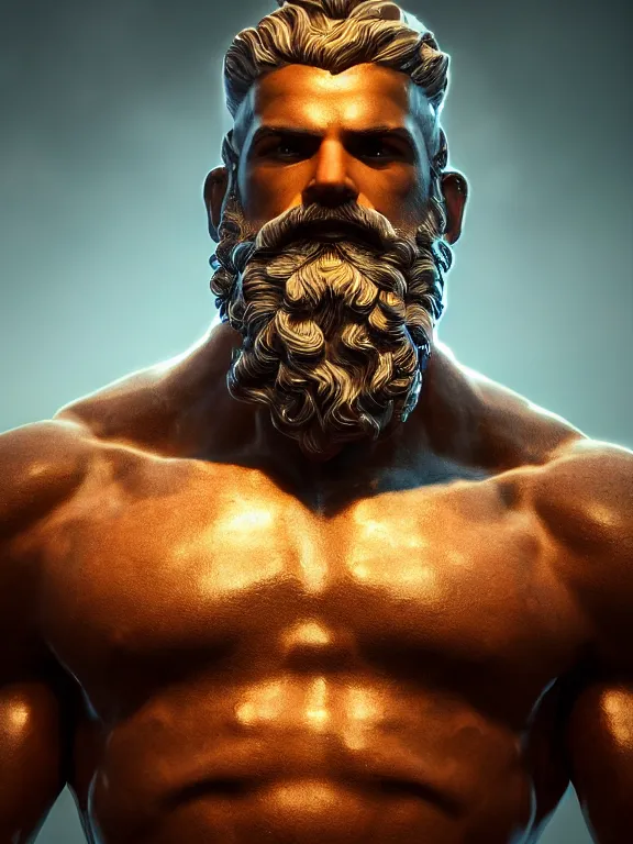 Prompt: portrait art of Zeus 8k ultra realistic , lens flare, atmosphere, glow, detailed,intricate, full of colour, cinematic lighting, trending on artstation, 4k, hyperrealistic, focused, extreme details,unreal engine 5, cinematic, masterpiece