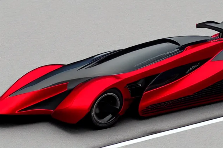 Image similar to 300mph EV red super aerodynamic