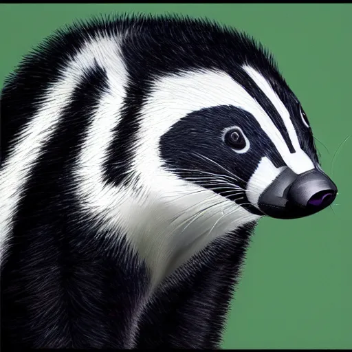 Prompt: photorealistic buff badger. hyperdetailed photorealism