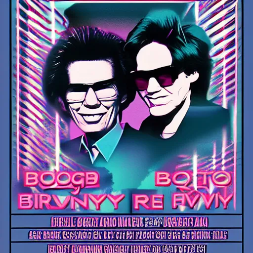 bogdanoff brothers retrowave poster art miami | Stable Diffusion | OpenArt