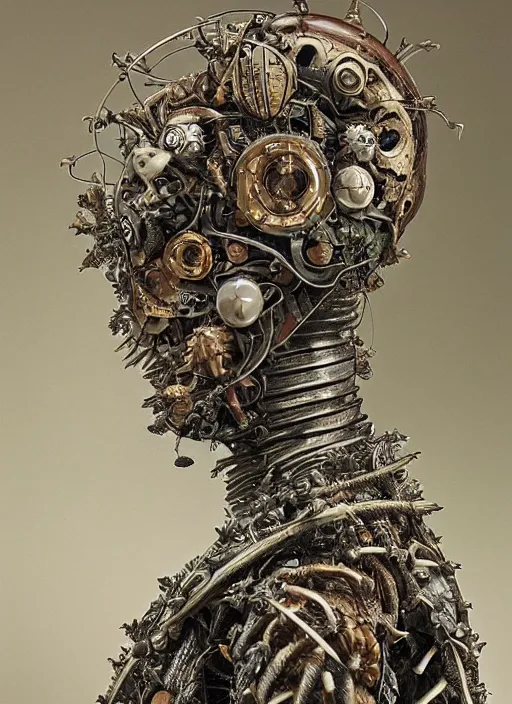 Prompt: head and shoulders portrait of a knight, vegetal - insectoid - cyborg man, by tony diterlizzi, portrait, pinhole photography, side - view, f / 2. 8, 1 6 k, natural lighting, insanely detailed and intricate, hypermaximalist, elegant, ornate, hyper realistic, super detailed