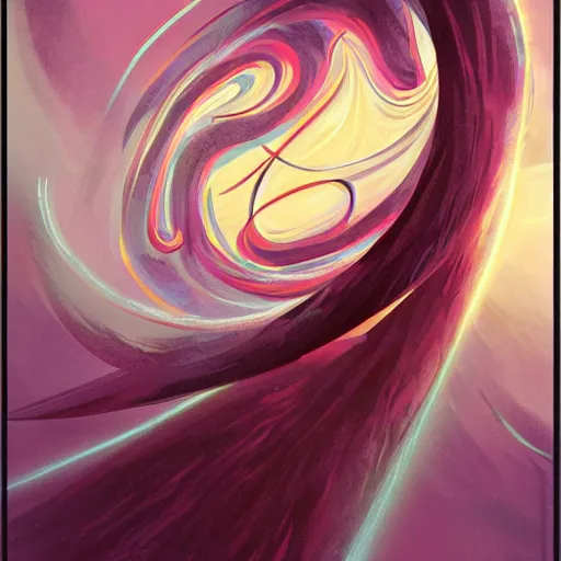 Prompt: card deck in a swirl of wild magic, fantasy, concept art