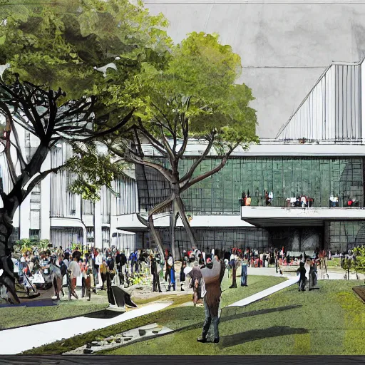 Image similar to usp universidade de sao paulo university of sao paulo, concept art, illustration