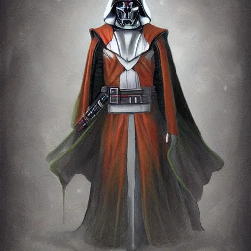 Image similar to concept art of a new Star Wars sith Lord