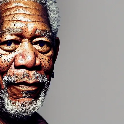 Prompt: Morgan Freeman in Vikings detail 4K quality super realistic