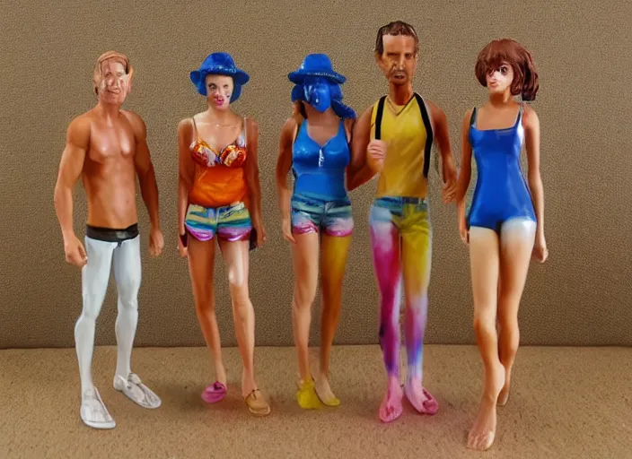 Image similar to Image on the store website, eBay, Full body, highly detailed 80mm resin figure of People dressed in vacation attire