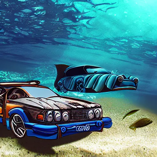 Image similar to underwater car