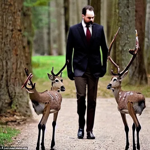 Image similar to 🦌 🕴️