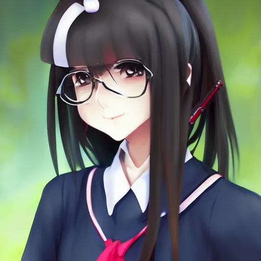 Image similar to a schoolgirl, anime artwork at Pixiv