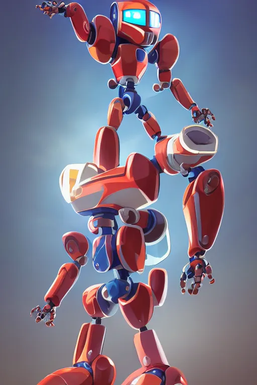 Image similar to metabots medabots medarotto medarot robot minimalist comics, behance hd by jesper ejsing, by rhads, makoto shinkai and lois van baarle, ilya kuvshinov, rossdraws global illumination ray tracing hdr radiating a glowing aura