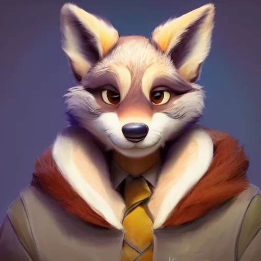 Prompt: portrait character design a young cute fluffy wolf boy, style of maple story and zootopia, 3 d animation demo reel, portrait studio lighting by jessica rossier and brian froud and gaston bussiere