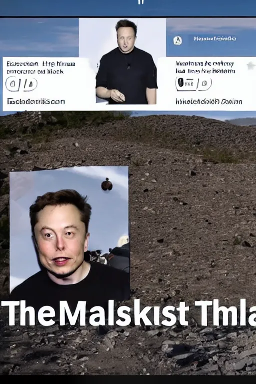 Image similar to Elon Musk disappeared from this world, became invisible