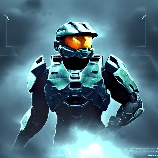 Image similar to halo series wallpaper, digital art