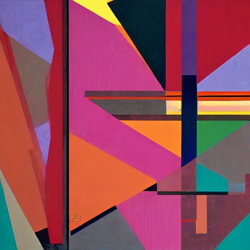 Image similar to the subtle beauty of geometric abstraction by erik jones, carrie moyer, Masami Teraoka, Miriam Schapiro, Tony Fitzpatrick
