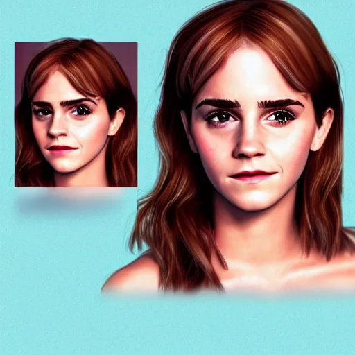 Prompt: highly detailed illustration, character portrait of Emma Watson as an animated Pixar character, digital art by Mark Simonetti and Moebius 4k, 8k, HD