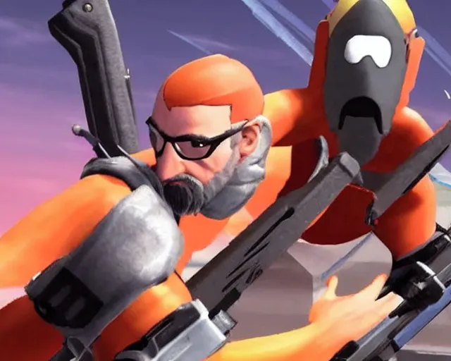 Prompt: gordon freeman in super smash bros ultimate leak