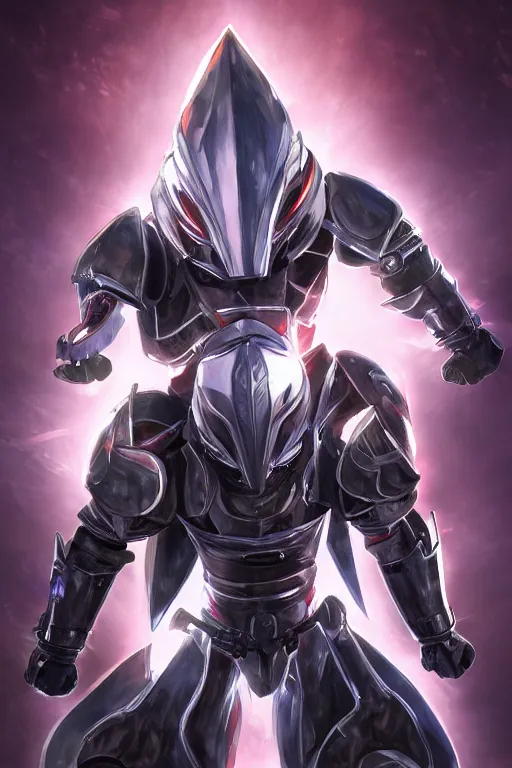 Image similar to helmet armor guardian destiny in witch queen illumination ray tracing hdr fanart arstation by sung choi robot ninja mask and eric pfeiffer and gabriel garza and casper konefal