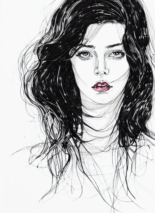 Prompt: a portrait of amber by kaethe butcher