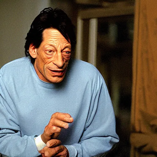 Prompt: a screen still of jim varney in the movie adaptation ( 2 0 0 2 )
