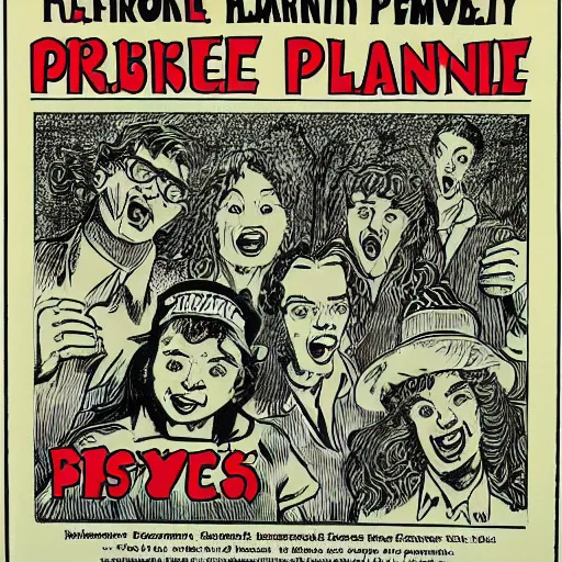 Image similar to robert crumb comic about pembroke pines flanagan high school students partying accurate eyes high detail