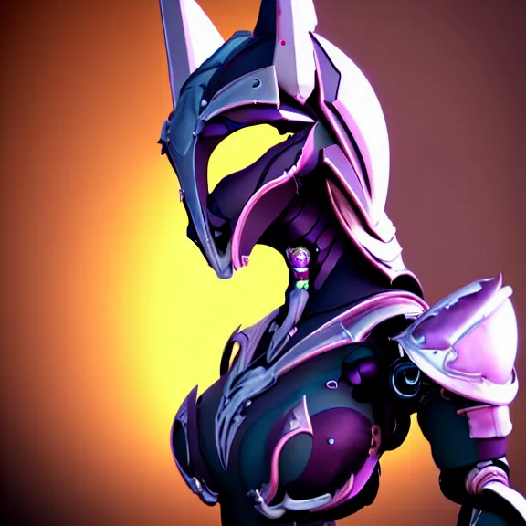 Prompt: cinematic close-up bust shot, of an exquisite beautiful saryn prime female warframe, that's a beautiful stunning hot anthropomorphic robot female dragon, with cute robot dragon head, metal cat ears and glowing eyes, doing a sassy pose, standing on the beach at sunset, sharp claws, streamlined white armor, pink skin, high quality digital art, detailed warframe fanart, destiny fanart, macro art, dragon art, furry art, realistic digital art, warframe art, Destiny art, furaffinity, DeviantArt, artstation, 3D realistic, 8k HD, octane render