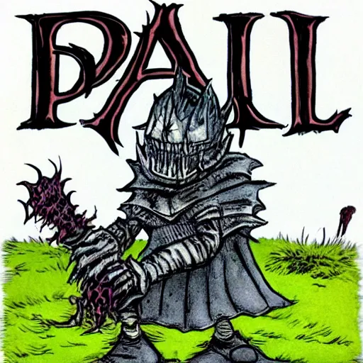 Image similar to Dark Souls by Dr. Seuss