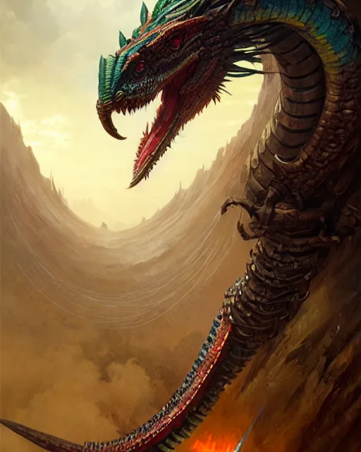 Prompt: fierce and deadly quetzalcoatl, fantasy character portrait, ultra realistic, concept art, intricate details, highly detailed by greg rutkowski, gaston bussiere, craig mullins, simon bisley