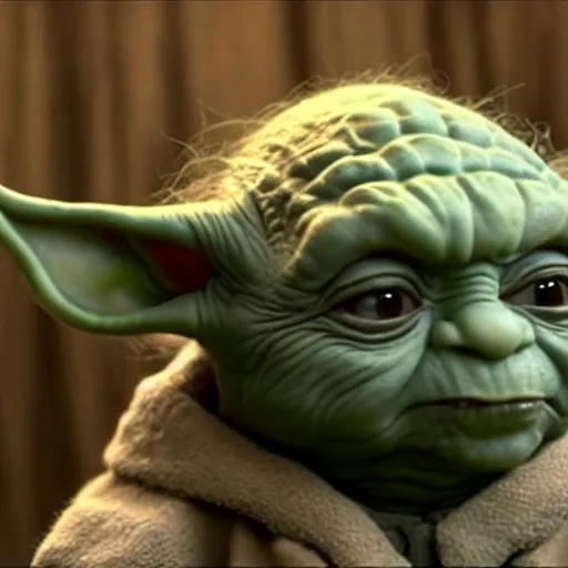 Image similar to danny devito as yoda in star wars episode 3, 8k resolution, full HD, cinematic lighting, award winning, anatomically correct